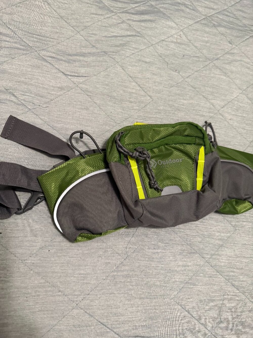 Outdoor Products Mojave Waist Pack Green/Gray/Yellow